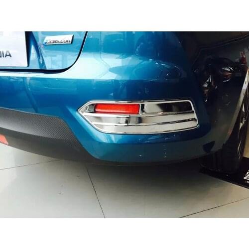 FOR Nissan LANNIA 2015-2016 front fog lamp frame sticker / Rear fog lamp frame / Brake light frame decorate sticker