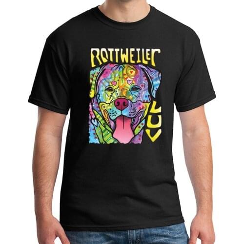 Rottweiler Love AdultS T-Shirt Rottweil Butchers Dog Luv Tee for Men 2019 Newest MenS Funny Fashion Classic Street Band Shirts