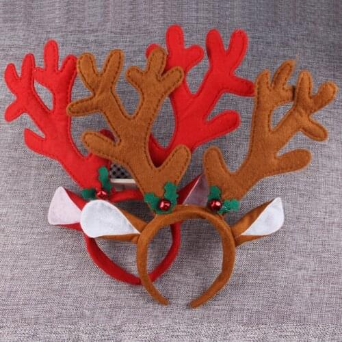 Childrens Day Antler Headband Adult Headband Santa Claus Headwear Headband Gift Christmas Ornaments Animal Headwear