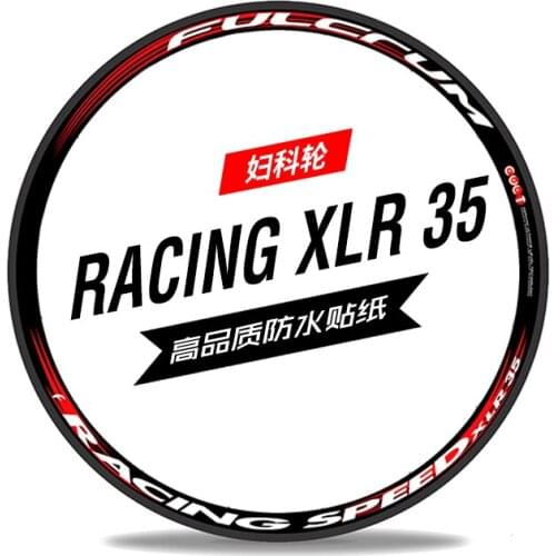 Racing speed xlr 35 wheel set sticker Fu clone gynecological dragon carbon knife ring