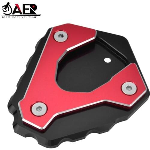 JAER Motorcycle Kickstand Side Stand Enlarger Extension Plate Pad For BMW G310R G 310 R G 310R G310 R 2016 2017 2018