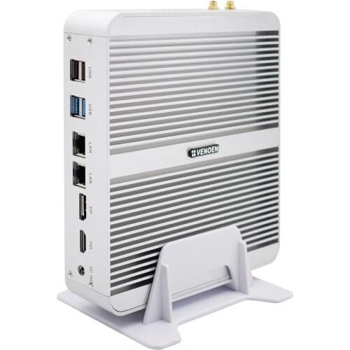 Intel Core i5 7260U HD 4K Fanless Mini PC Win10 Linux Desktop Dual lan VPN Router PC Core i7 7560U Computer for Home Office