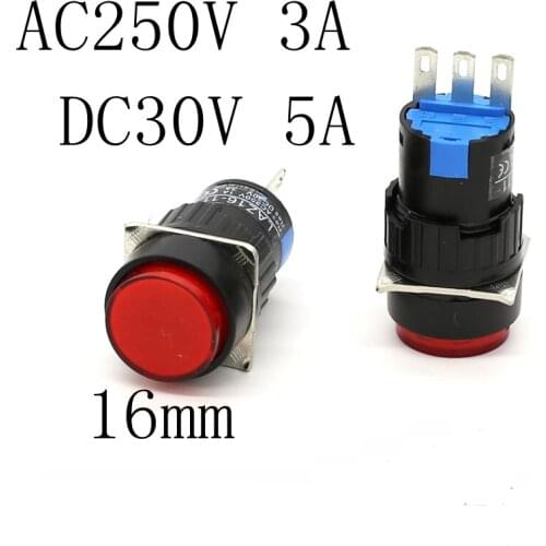 Model laz16y-11 self-reset 3-foot round, no lock switch button