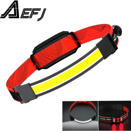 Powerful COB Led Headlamp High power Headlight Head Waterproof Lamp Lighting Camping Working flashlight torch Lantern fishing