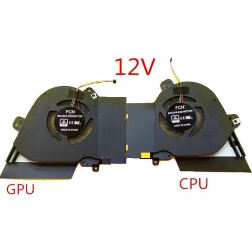 NEW ORIGINAL Laptop CPU GPU Cooling Fan FOR ASUS ROG 15 Zephyrus GU502GW 12V