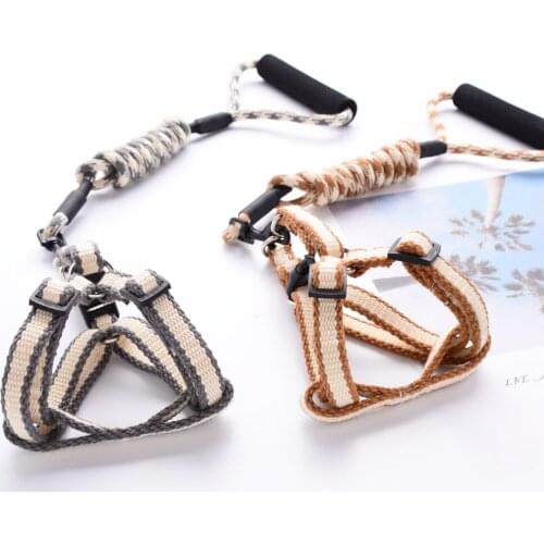 Pet Dog Harness Leash Rope Adjustable Dogs Chest Back Traction Rope for Medium Dog Running Leash Harness Durable Outdoor Walking