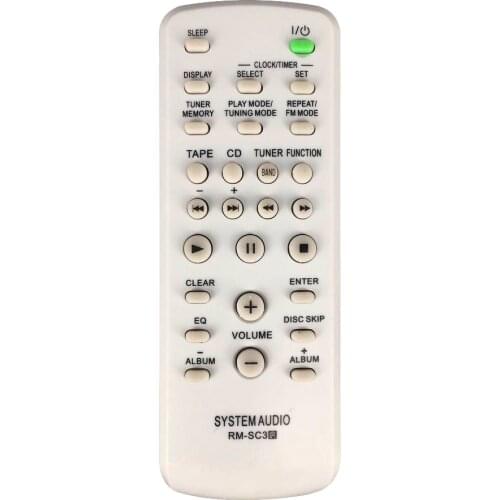 Replacement Remote Control RM-SC3 For Sony CD HIFI System Audio RMSC3 CMTCP555 CMTHPX7 CMTNE5 LBTZX6 LBTZX8 LBTZX9 MHCGX250 new