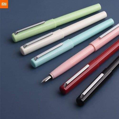 New xiaomi kaco Fountain Pen EF nib with Ink Bag Storage Bag Calligraphy pen adult writing learning office stationery business
