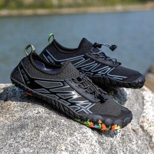 Barefoot outdoor beach sandals upstream water shoes quick-drying river sea diving swimming size 36-47 5z