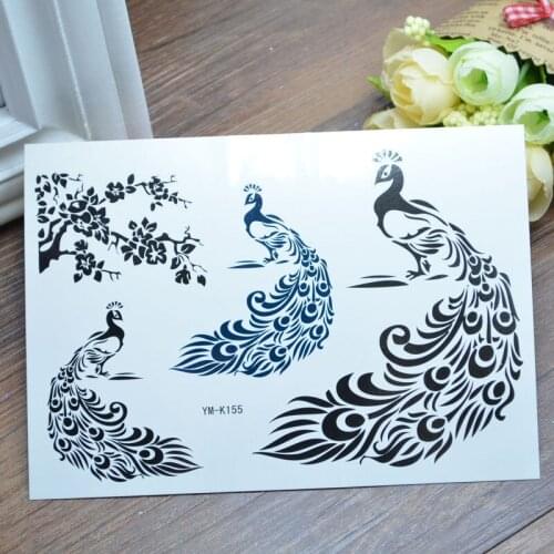 Butterfly Temporary Tattoos Stickers Flash Tattoo Sticker phoenix Tatouage Tatuaies Wing Tattoo Sleeves