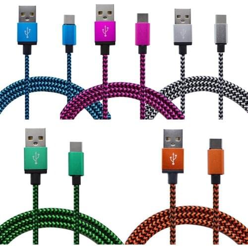 10pcs 1M 2M 3M USB C Type C Cable charging wire Type-C 3.1 Charger Cable Mobile Phone Cables for Macbook Nexus Nokia Oneplus