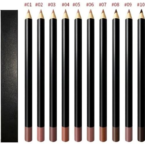 20 Colors Nude Makup Waterproof Lip liner Pencil Long Lasting Smooth high Pigment Lipliner Cosmetics Pen Custom Private Label