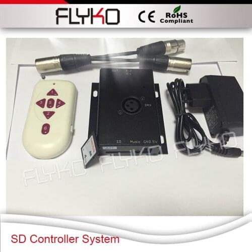 Free shipping SD controller with DMX function for led curtain