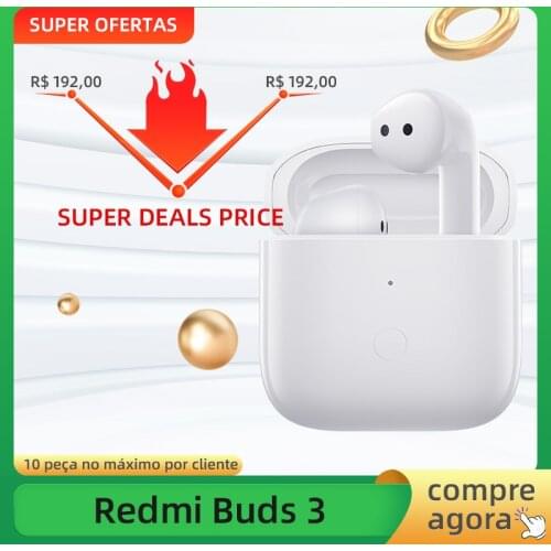 New Xiaomi Redmi Buds 3 TWS Wireless Earbuds Bluetooth Dual Mic QCC 3040 Chip IP54 Waterproof Headphone Noise Cancellation