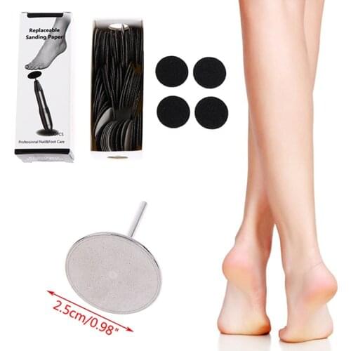 100pcs/Box Disc Cuticle Callus Remove Tool For Electric Foot File Callus Hard Dead Skin Pedicure Tools Replaceable Sandpaper