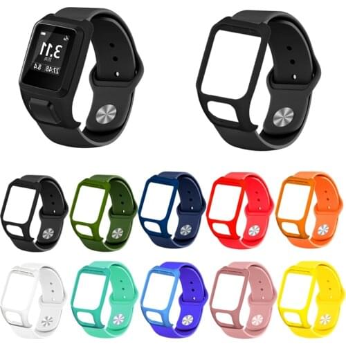 For TOMTOM Runner3/2 TOMTOM Adventurer Wrist Band Strap Soft Silicone Bracelet Smart Watch Band Replacement Correa ремешок