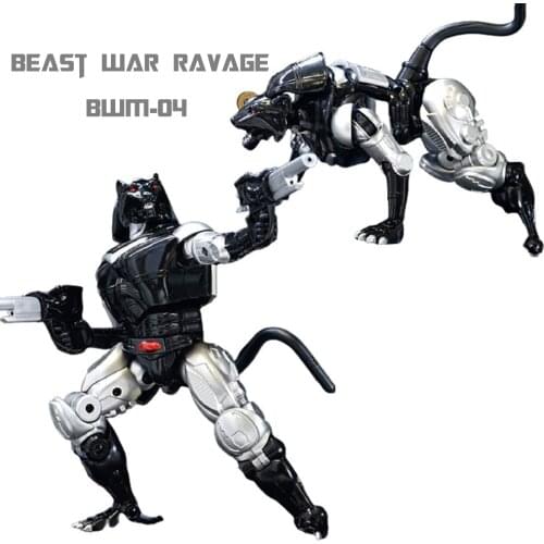 TransArt Transformation TA BWM-04 BWM-04 Covert Black Agent Beast War Ravage KO MP Scale G1 Action Figure Robot Toy