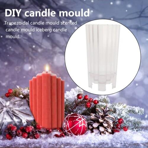 DIY Handmade Candle Mould Trapezoidal Building Blocks Candle Mould Aromatherapy Candle Mould Iceberg Candle Mould