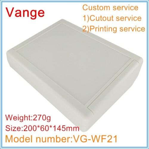 1pcs/lot mould made injection box 200*60*145mm IP54 ABS plastic project box diy for meter box apparatus device