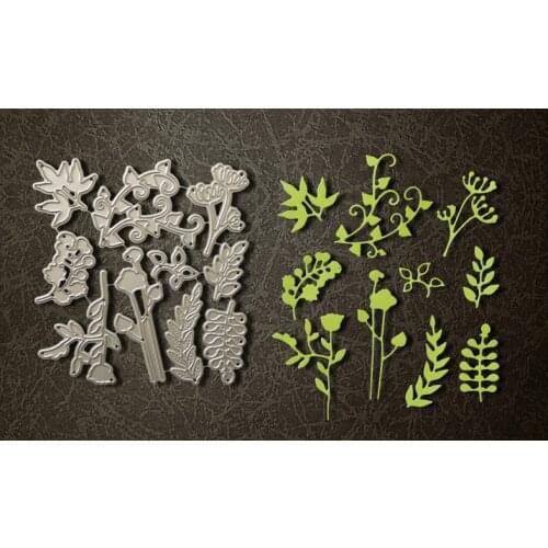 Metal multi leaves cutting dies Stencils for DIY Scrapbooking photo album Decorative Embossing DIY Paper Cards