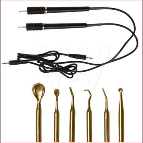 6 Dental Electric Waxer Tips Set + 2 Replacement Wax Carving Knife Pen Pencil