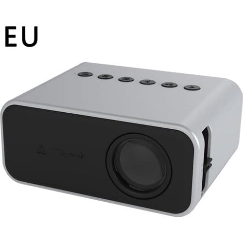 YT500 Projector With Wired Same Screen 1080P High-speed Picture Speaker Portable LED Projector Home Video Projector EU/AU/US/UK