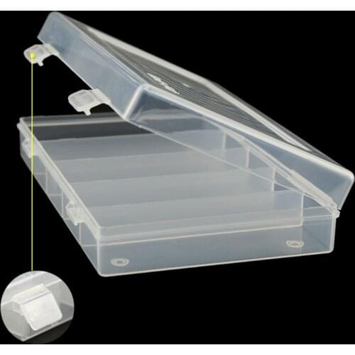 Rectangular Clear Plastic Storage Box Collection Case Protector for 100pcs 27mm/30mm Coin Capsules Holder or 5pcs 27mm Coin Tube