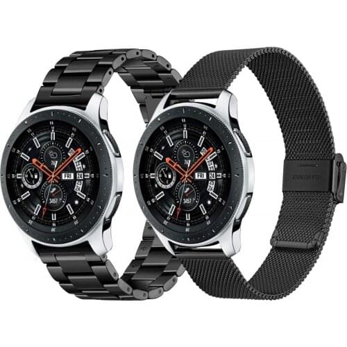 22mm Stainless Steel Band For Samsung Galaxy Watch 46mm S3 Strap Metal Wristband For Amazfit GTR Strap gt2 gt2pro/gt2e Correa