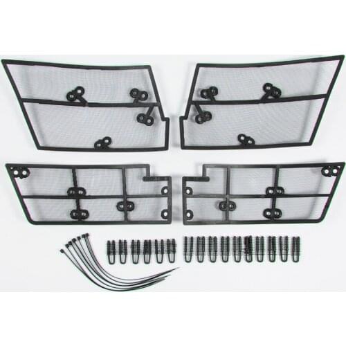 Wtfs Stainless Steel ABS Insect Grille Mesh Grill Inserts Insect Net Insect-Proof Net for Toyota Crown 2015-2018 [QP1146]