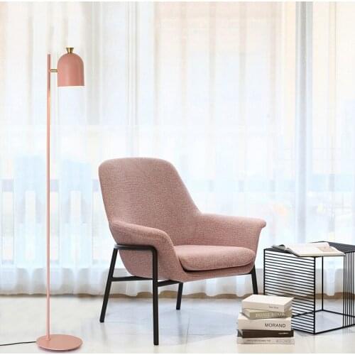 Modern Colorful Minimalist LED Floor Lamp Nordic Home Decor Iron Floor Lamps for Living Room Bedroom Lamp Bedside Standing Light