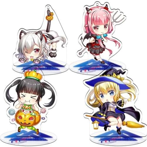 Strike Witches: ROAD To BERLIN Acrylic Stand Model Doll Keychain Miyafuji Yoshika Action figure Toy Keyring Pendant 8cm