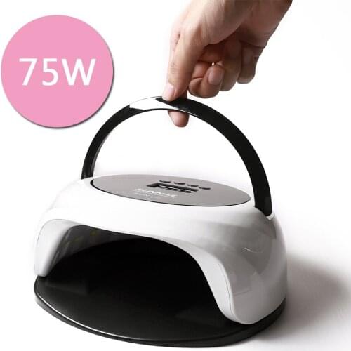 UV LED Lamp Nail Drying Lamp Portable Handle Design 10/30/60/99S Painless Mode Curing For All Gel Professional Salon Manicure