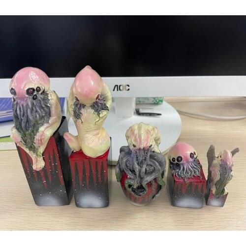 [VIP] 5pcs/set Movie Cthulhu Thinker Garage Resin Figure statue Model home Room Desk Decoration Gifts for Kids toy