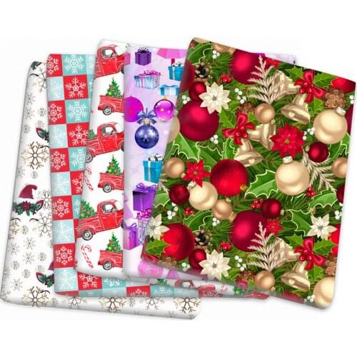 50x145cm Cartoon Teapot Candle Printed Cotton Fabric for Tissue Kids Home Textile for Sewing Doll Crafts Dress Curtain,1Yc16167