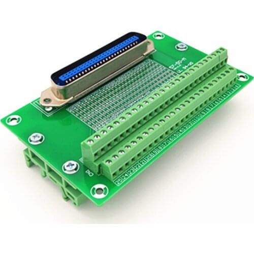 57 Series 50-Pin 0.085" Vertical plug-in Male Header Connector Breakout Board