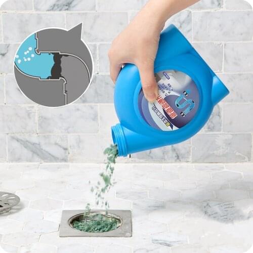 600g Efficient Sewer pipe unblocker Kitchen sink hair drain remover sewer drain cleaning Toilet deodorant