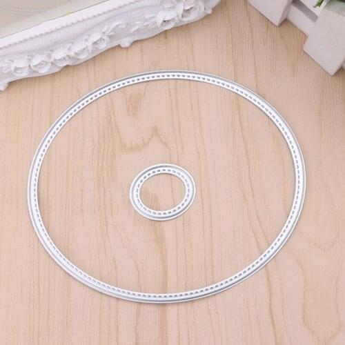 8 pcs Metal Ellipse Cutting Dies Stencils DIY Scrapbooking Album Paper Card Set E56C