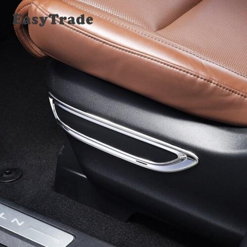 For Lincoln Aviator 2020 Accessories Car Seat Trim Frame Main Driver And Co-pilot Seat Cover 2 Pcs Car Interior Accessories