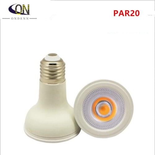 Free Shipping LED Spotlight Dimmable 10W PAR20 15W PAR30 25W PAR38 E27 COB LED Bulb Lamp Spot Light AC85-265V Indoor Lighting