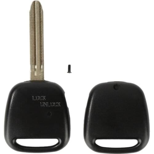 Free Drop shipping Uncut 43 Remote Key Shell Case Side 1 Button For TOYOTA With Logo Motorcycle Car Accessories Motocross TSLM2