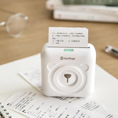 PeriPage Portable Thermal Bluetooth Printer 203dpi Thermal Picture Photo label Mini Printer for Android IOS Mobile Phone