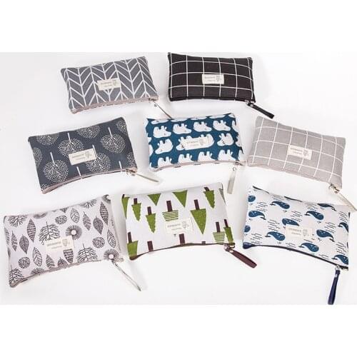 Women Cosmetic Bags Lovely Casual Travel Portable Storage Handbags Makeup Bag Toiletry Pencil Purse Organizer Purse PouchBags