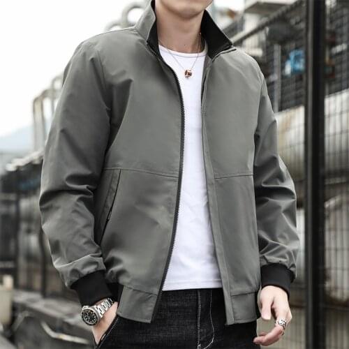 Mens Fashion Jackets and Coats New Mens Windbreaker Bomber Jacket Autumn Men Army Cargo Outdoors Clothes Casual Streetwear