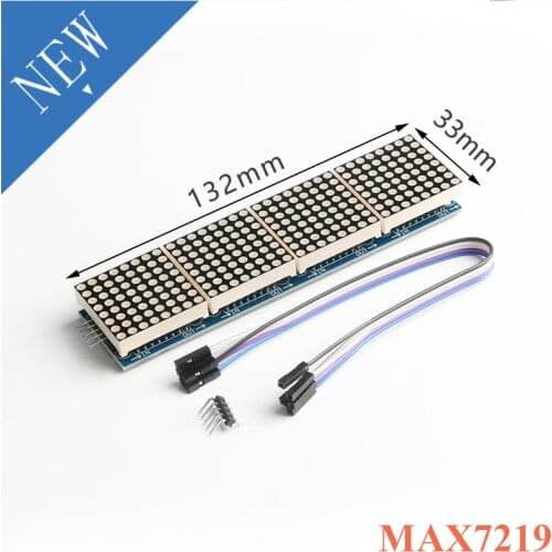 MAX7219 8*8 8 Dot Matrix LED Display Module Digital Tube Microcontroller Control Drive Board 5V For Arduino Electronic DIY Kit