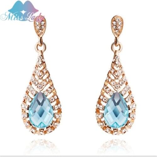 Miss Lady Women's Gold Earrings