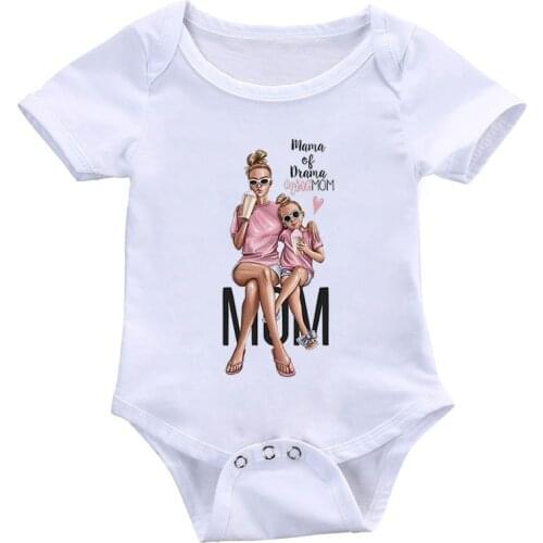 Baby Bodysuit Girl Boy Clothes Body Infantil Onesie White Short Sleeve Bodysuits Baby Twins First Birthday Outfit Summer Clothes
