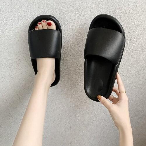 2021 Women Slippers New Couples Summer Slides for Shower Room Indoor Outdoor Beach Shoes Lightweight Non-slip Home Sandals