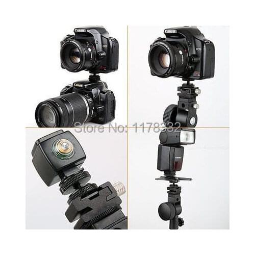Ems 1/4" - 20 Tripod Screw to Flash Hot Shoe Mount For Go pro Hero3 3+ 4 Gopro Xiaomi yi SJ4000