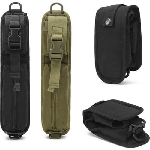 Molle Shoulder Strap Pouch Tactical Backpack Vest Accessory Bag EDC Tool Bag Airsoft Hunting Flashlight Phone Pouch