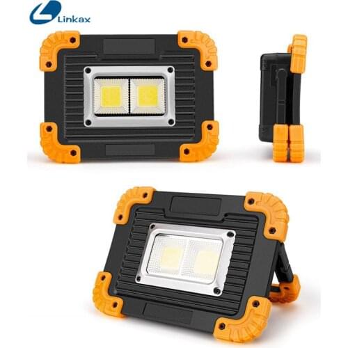 Super Bright Spotlight Portable IPX4 Waterproof 750lm COB Led Work Light Rechargeable Outdoor Camping Lampe 10W Led Flashlight